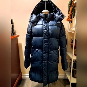 Calvin klein mens parka size Mens small (Blue)